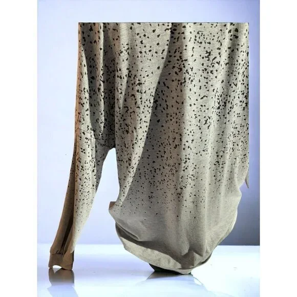 Karen Kane night lights tunic twist tie front top long sleeve gray NEW Large - Picture 6 of 10